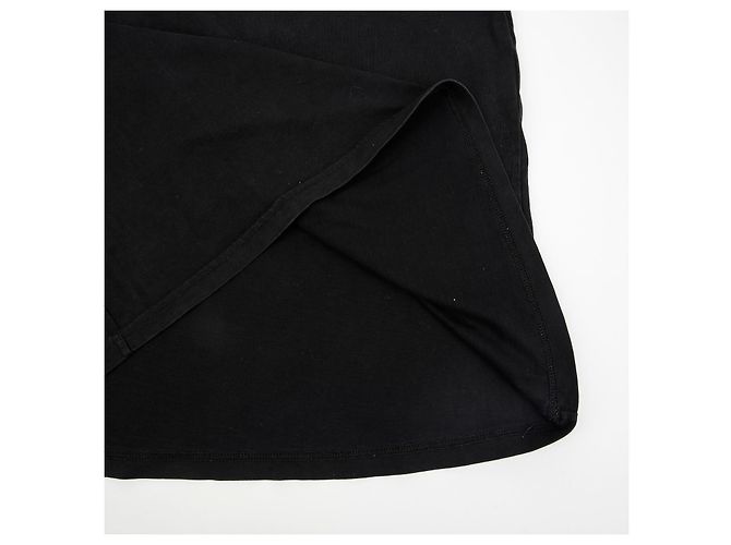 Balenciaga Wave Logo Baumwoll-T-Shirt Schwarz - Ansicht 9