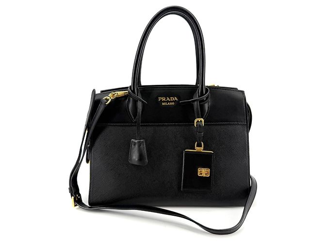 Prada Borsa a tracolla Saffiano Esplanade - vista 3