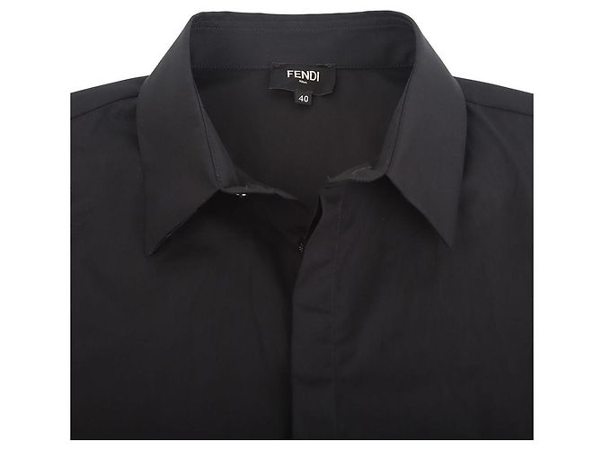 Fendi Camicia Cotton Logo Shadow Taglia - vista 3