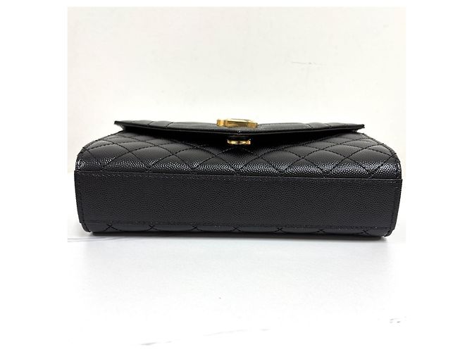 Autre Marque Borsa a Spalla con Catena a Busta Borsa Crossbody Nera - vista 10