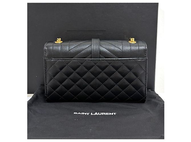 Autre Marque Borsa a Spalla con Catena a Busta Borsa Crossbody Nera - vista 5
