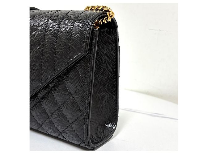 Autre Marque Borsa a Spalla con Catena a Busta Borsa Crossbody Nera - vista 8