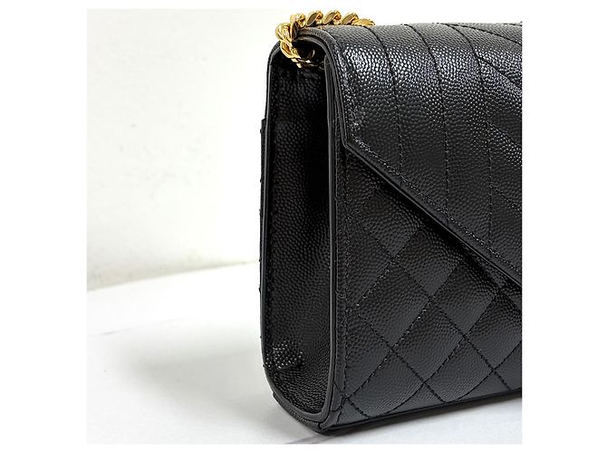 Autre Marque Borsa a Spalla con Catena a Busta Borsa Crossbody Nera - vista 9