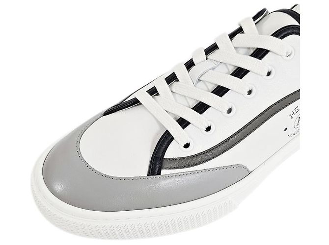 Hermès Sneakers Uomo Scarpe Sportive Multicolor White - vista 11