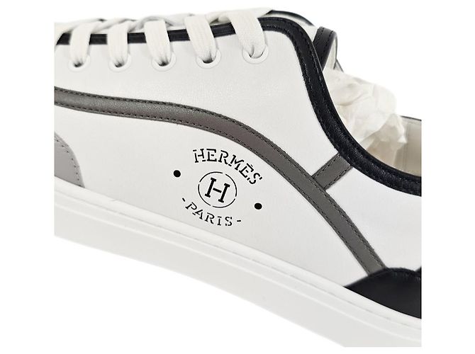 Hermès Sneakers Uomo Scarpe Sportive Multicolor White - vista 12