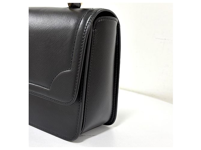 Salvatore Ferragamo Borsa a Tracolla e a Mano Celie Top Handle Shoulder Bag Crossbody Black - vista 10