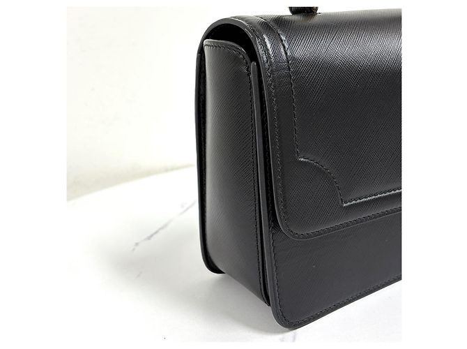 Salvatore Ferragamo Borsa a Tracolla e a Mano Celie Top Handle Shoulder Bag Crossbody Black - vista 11