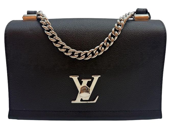 Louis Vuitton Borsa a tracolla Lockme BB Chain Shoulder Bag Black - vista 2