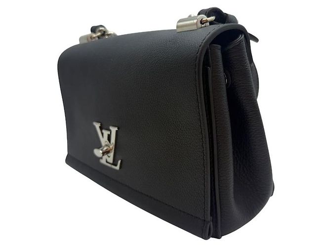 Louis Vuitton Borsa a tracolla Lockme BB Chain Shoulder Bag Black - vista 3