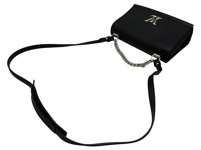 Louis Vuitton Borsa a tracolla Lockme BB Chain Shoulder Bag Black - vista 6
