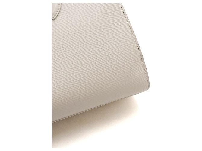 Louis Vuitton Pongee PM Shopper Tasche Weiß Leder - Ansicht 10