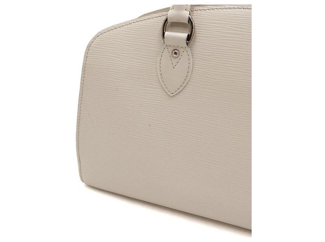 Louis Vuitton Pongee PM Shopper Tasche Weiß Leder - Ansicht 12
