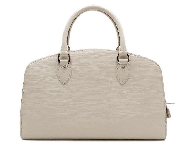 Louis Vuitton Pongee PM Shopper Tasche Weiß Leder - Ansicht 4