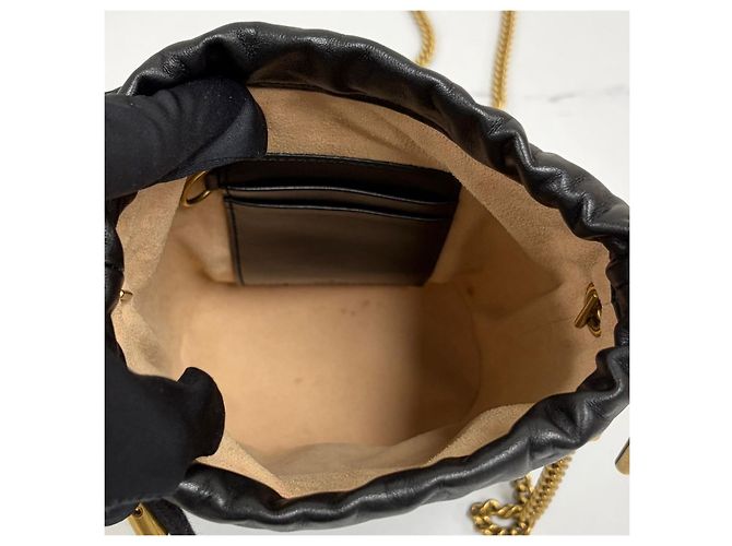 Gucci Mini Borsa Secchiello Nera - vista 12