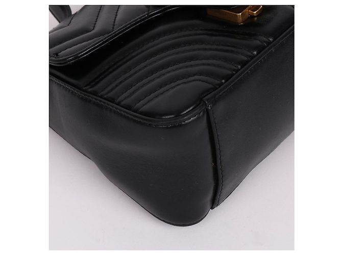 Gucci Mini Borsa Top Handle GG Marmont Matelassé - vista 10