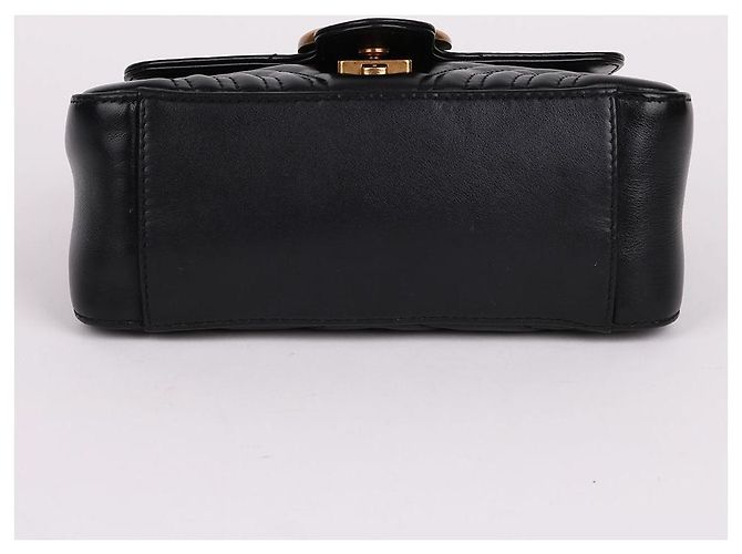 Gucci Mini Borsa Top Handle GG Marmont Matelassé - vista 9