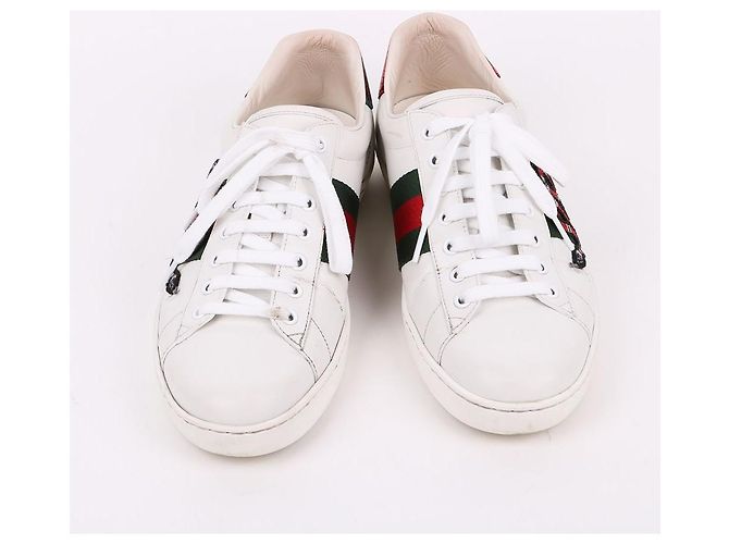Gucci Sneakers Ace Logo Serpente - vista 2
