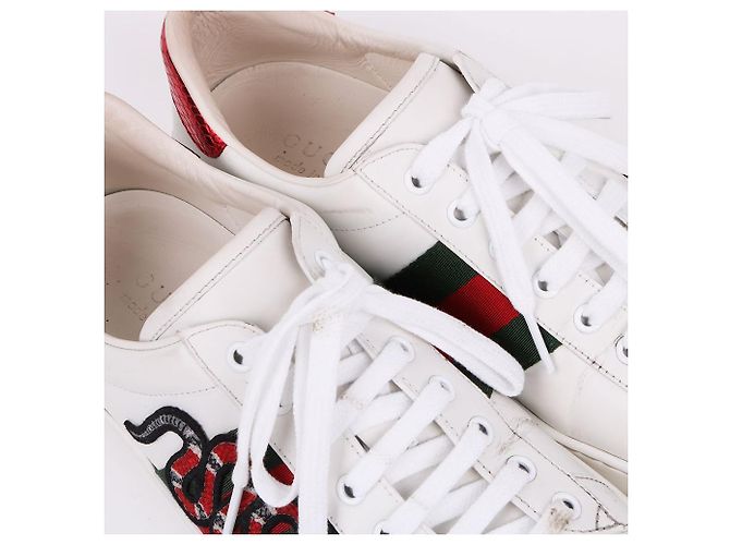Gucci Sneakers Ace Logo Serpente - vista 4