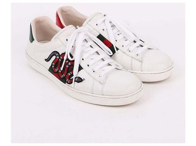 Gucci Sneakers Ace Logo Serpente - vista 5