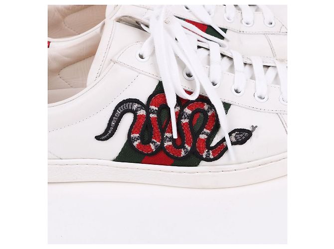 Gucci Sneakers Ace Logo Serpente - vista 7