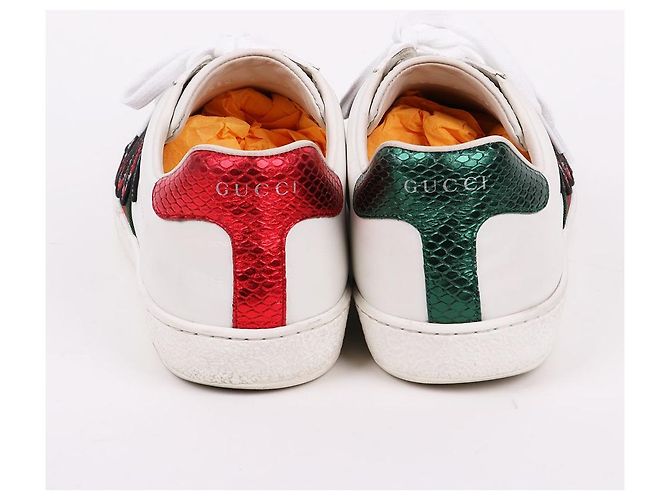 Gucci Sneakers Ace Logo Serpente - vista 8