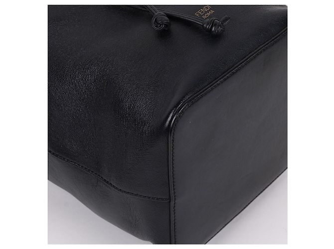 Fendi Borsa a secchiello Montrejo Small Nera - vista 10