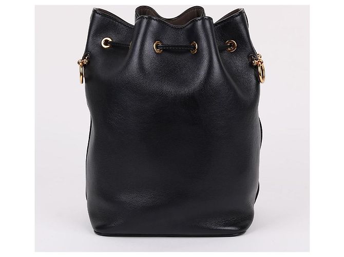 Fendi Borsa a secchiello Montrejo Small Nera - vista 6