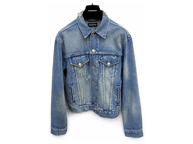Balenciaga Wave Logo Denim Jacke Größe - Ansicht 2