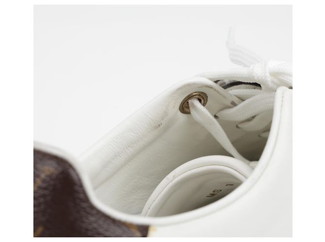 Louis Vuitton Klettverschluss-Sneaker Weiß - Ansicht 14