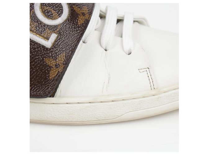 Louis Vuitton Klettverschluss-Sneaker Weiß - Ansicht 17