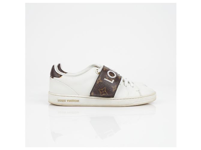 Louis Vuitton Klettverschluss-Sneaker Weiß - Ansicht 3