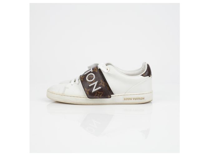 Louis Vuitton Klettverschluss-Sneaker Weiß - Ansicht 4
