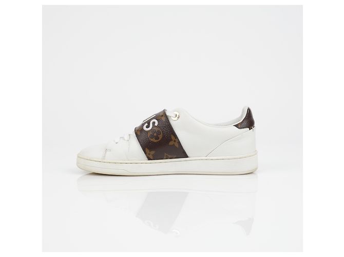 Louis Vuitton Klettverschluss-Sneaker Weiß - Ansicht 6
