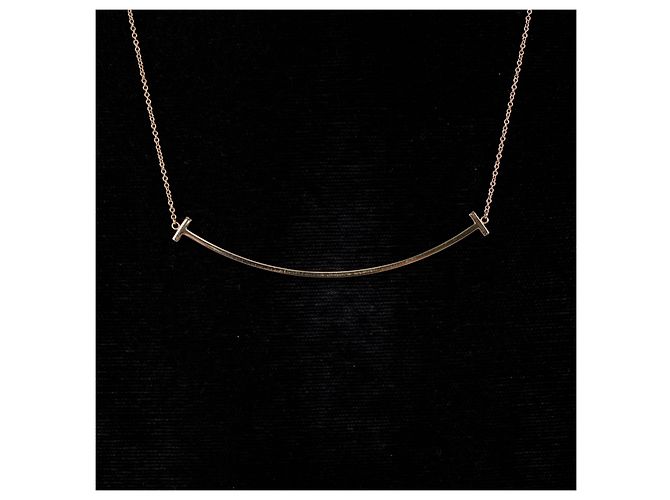 Tiffany & Co Collana Large Smiling Face Rose Gold - vista 3