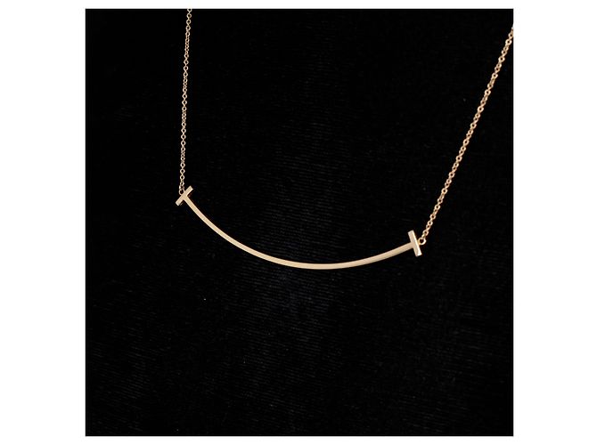 Tiffany & Co Collana Large Smiling Face Rose Gold - vista 4