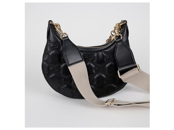 Gucci Borsa a spalla piccola Matelassé Nera - vista 4