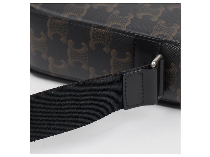 Céline Saco tiracolo messenger com aba - vista 10
