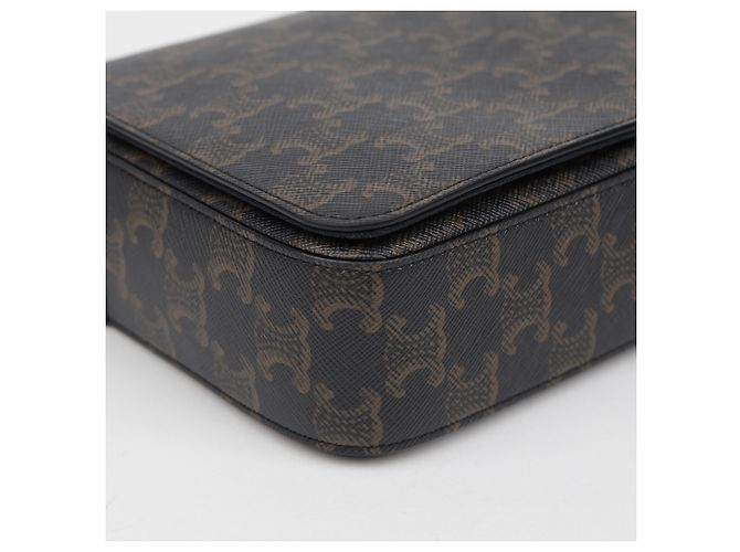 Céline Saco tiracolo messenger com aba - vista 9