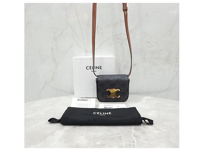 Céline Mini Claude Triumph Canvas - Ansicht 9