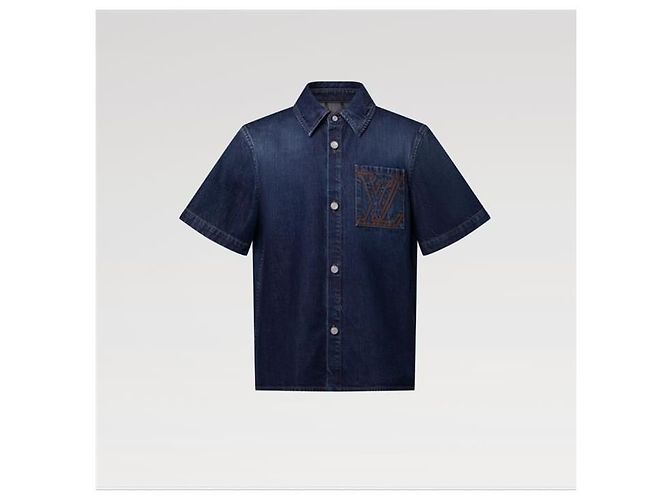 Louis Vuitton Kurzarm-Jeanshemd - Ansicht 2