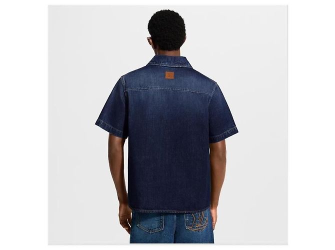 Louis Vuitton Kurzarm-Jeanshemd - Ansicht 4