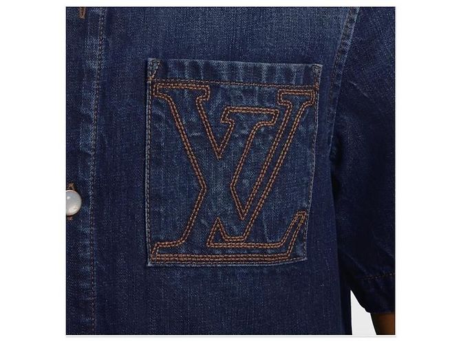 Louis Vuitton Kurzarm-Jeanshemd - Ansicht 5