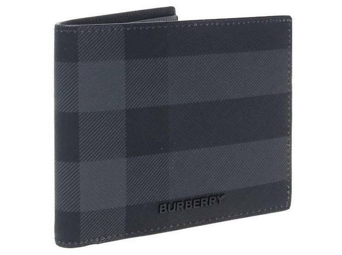 Burberry Checked Leather Half Wallet Vintage Check - view 4