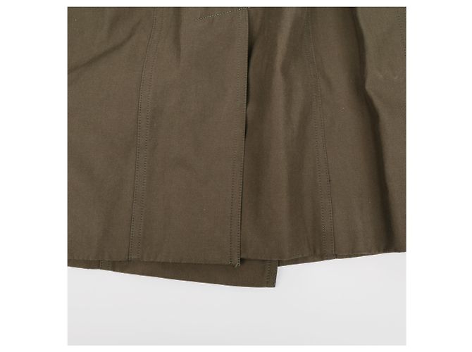 Burberry Chaqueta corta trench de algodón caqui - vista 10