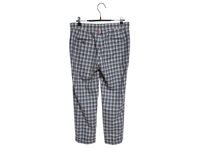 Thom Browne Women's Check Wool Pants - view 2