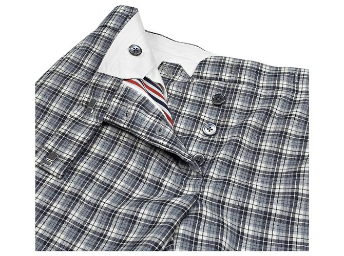 Thom Browne Women's Check Wool Pants - view 3