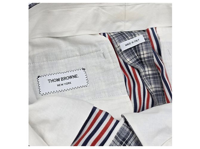 Thom Browne Women's Check Wool Pants - view 6