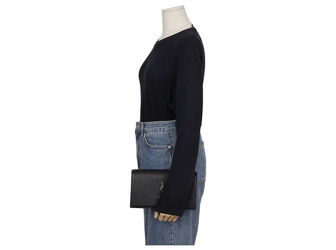 Autre Marque Clutch con patta Monogram SAINT LAURENT - vista 11