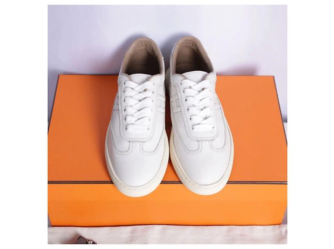 Hermès Quick Sneakers Silver Tab - vista 2