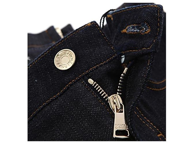 Dolce & Gabbana Pantalones de denim azul oscuro Pretty Fit - vista 13